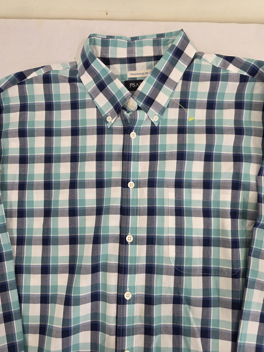 Jos.A.Bank Cotton Collection Designed All Occasions Shirt Men Size XL